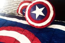 14 Captain America shield pillows will make your sleeping cooler