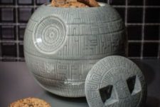 14 Death Star cookie jar is a whimsy idea for the kitchen