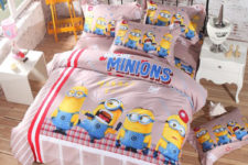 14 colorful minion bedding for a kid’s room