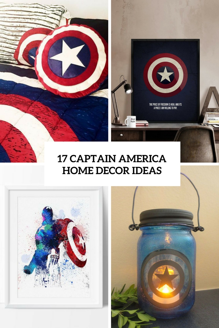 17 Captain America Home Décor Ideas