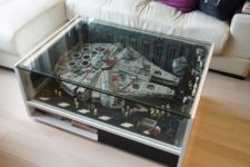19 Lego Millenium table inspired by Falcon from the Star Wars