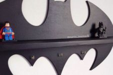 20 Batman shelf for a kids’ room can be used for toys and other things