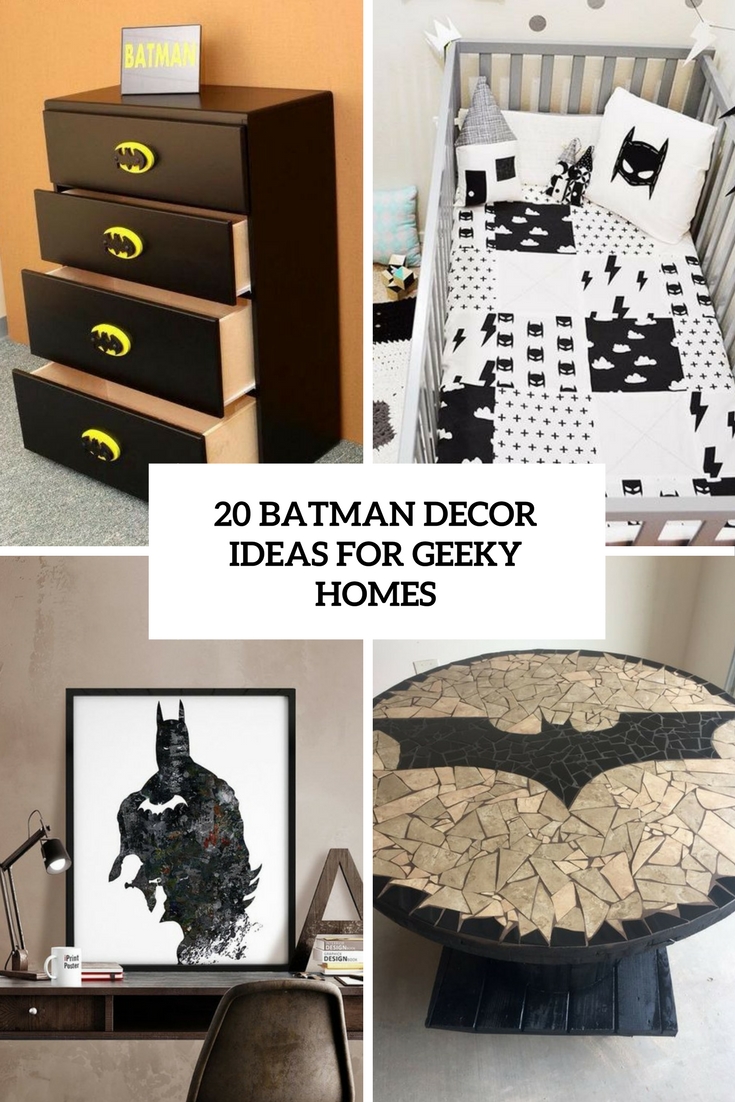 batman decor ideas for geeky homes cover