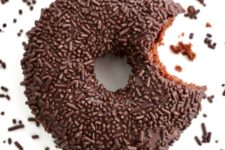 DIY triple chocolate donuts