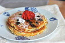 DIY buttermilk blueberry pancakes