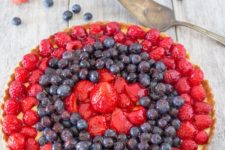 DIY triple berry tart