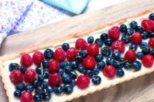 DIY berry tart with vanilla bean pastry cream