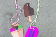 DIY free printable ice cream cone gift tags
