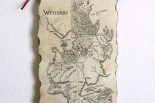 07 Game of Thrones map wall art decoration to spruce up any wall