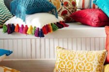 16 decorate your pillows with colorful tassels and get summer vibes easily