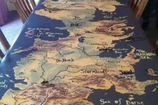 16 spruce up your dining table with a whole G.O.T. map on it