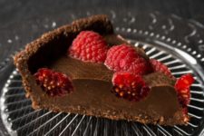DIY chocolate, hazelnut and raspberry cake