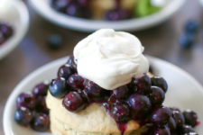 DIY blueberry shortcake