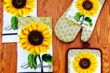 sunflower kitchen accessories