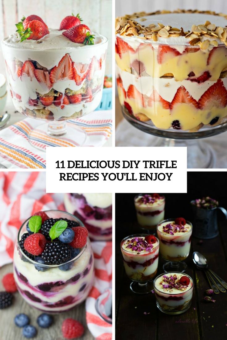 delicious diy tirfle recipes you'll enjoy cover