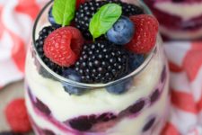 DIY berry tiramisu trifle