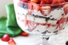 DIY patriotic trifle