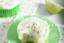 DIY Margarita cupcakes with salted tequila
