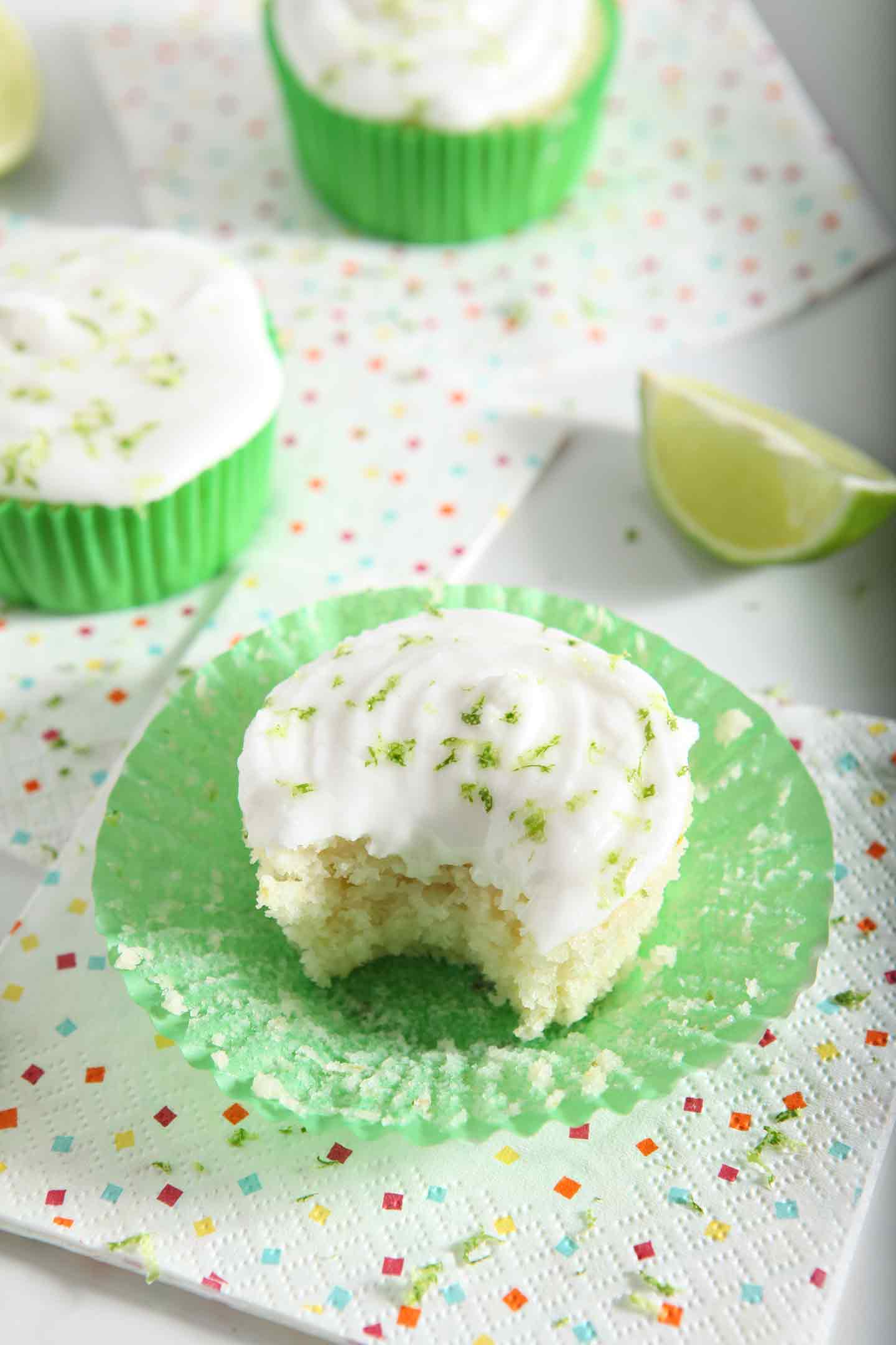 DIY Margarita cupcakes with salted tequila (via https:)