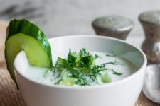 DIY tarator chilled cucumber soup