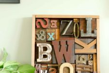 DIY faux letterpress print blocks
