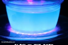 DIY glow in the dark jello shots