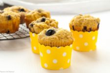 DIY blueberry lemon poppyseed muffins