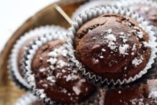 DIY chocolate coconut muffins