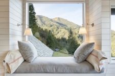 06 a gorgeous upholstered windowsill with stunning views is comfortable for reading