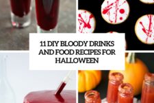 11 diy bllody drinks and food recipes for halloween cover