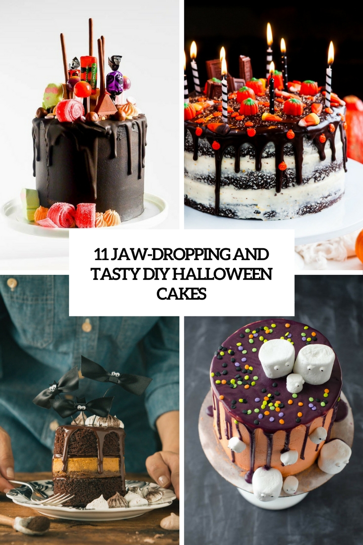 jaw dropping and tasty diy halloween cakes cover
