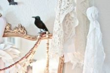 16 make some cool doily ghosts easily and hang them somewhere