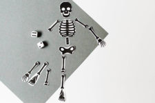 DIY free printable skeleton games