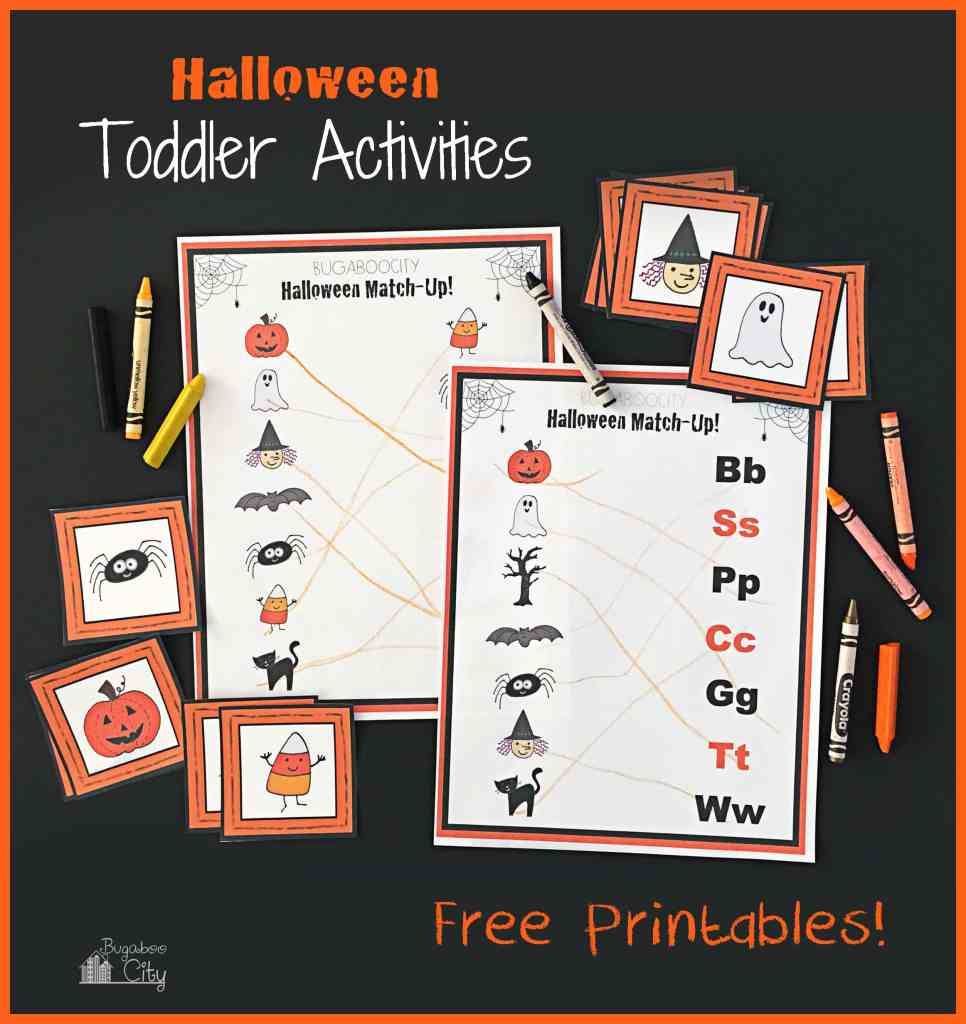 DIY matching games for Halloween