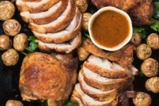 DIY roast turkey with chipotle gravy