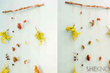 DIY dried flower hanging garland
