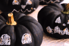 DIY chalkpaint mini pumpkins