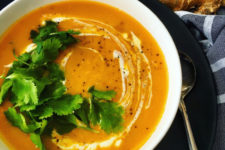 DIY spiced pumpkin and turmeric soup