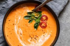 DIY tomato orange soup