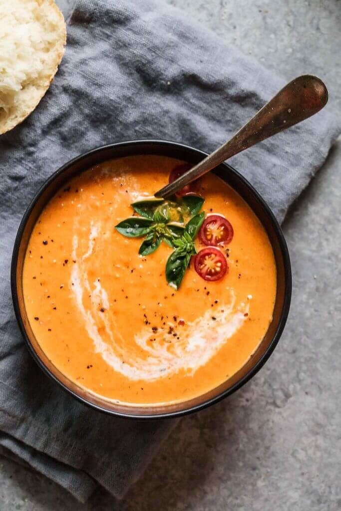 DIY tomato orange soup