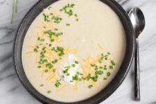 DIY creamy cauliflower soup