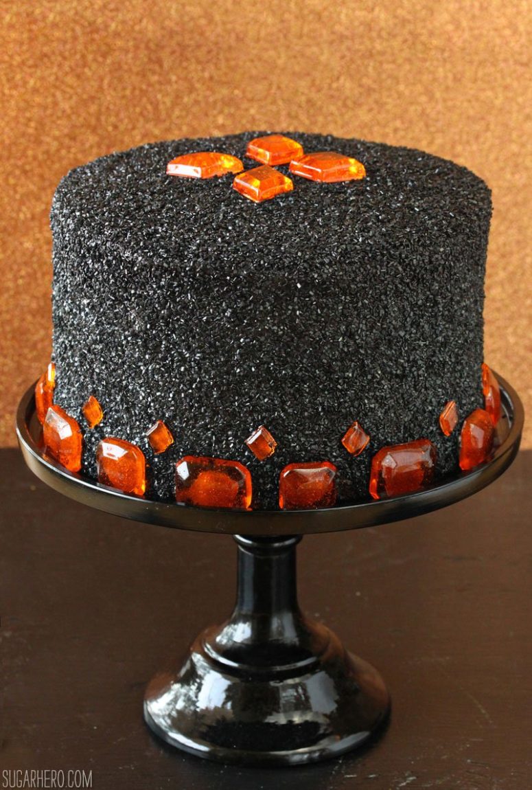 DIY devil's food cake with butterscotch frosting (via https:)