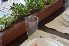 minimalist thanksgiving tablescape