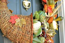 stylish fall wreath