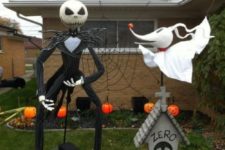 12 Halloween yard decorations inspired by Nightmare Before Christmas look wow