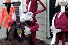 an outdoor Nightmare Before Christmas scene is a super cool solution, and you can make such a scene indoors, too
