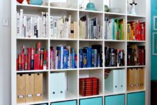DIY stylish Expedit bookshelf hack