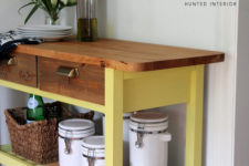 DIY Forhoja cart hack with new drawer fronts
