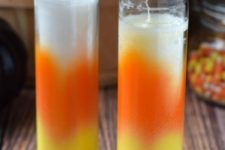 DIY easy candy corn candles