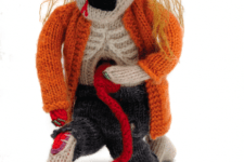 DIY knit Halloween zombie doll